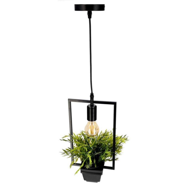 Lampa wisząca Edo Mea Rectangle, geometryczna prostokąt, IP20, E27, EDO777546 1 szt.
