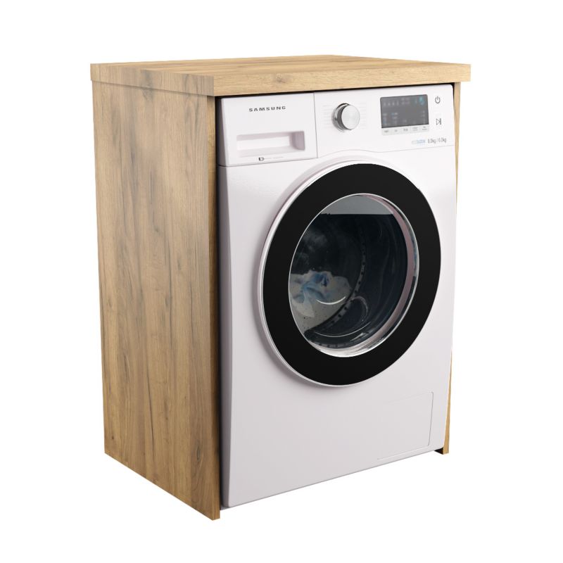 Szafka Łazienkowa SKXMeble Stojąca Na Pralkę Lucy Złoty Craft 90x66x50 1szt.