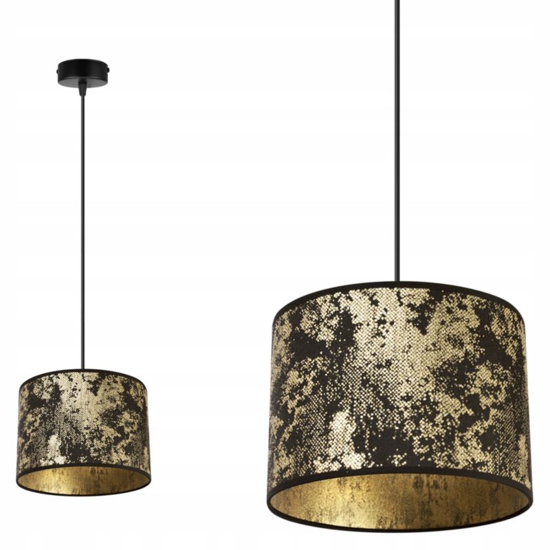 Lampa sufitowa wisząca Light Home LH Werona 1x E27 60W złoty/czarny 1szt.