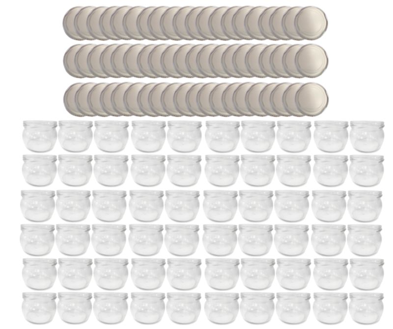 Słoiki MODO24 260ml dżemy konfitury przyprawy grzybki zakrętki 82mm PZH 60 kpl.