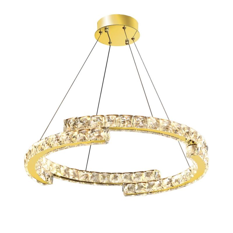 Lampa Sufitowa Wisząca Toolight App1771-Cp Złoty