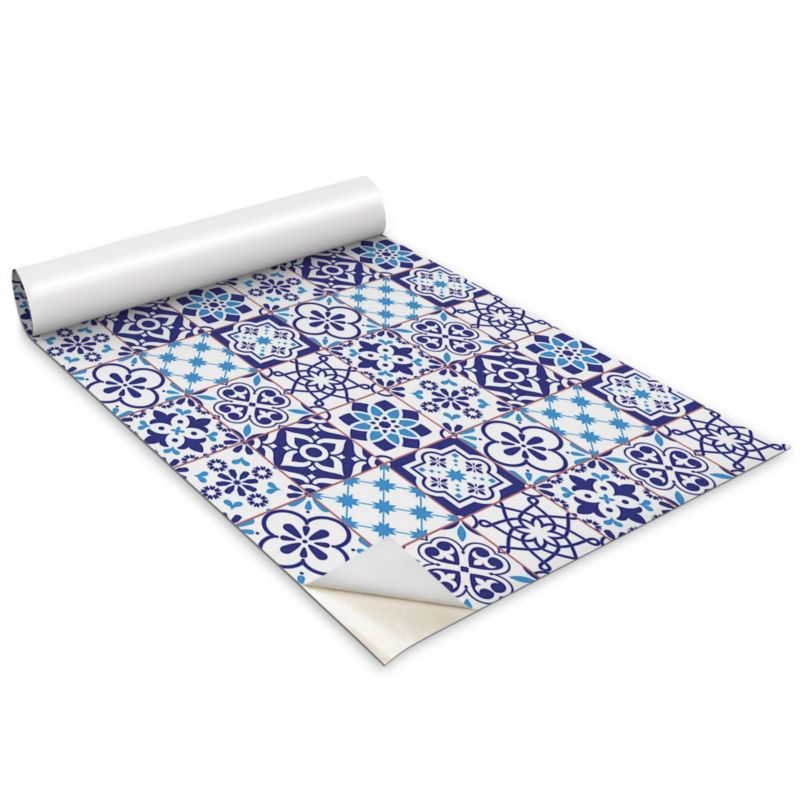 Okleina Meblowa Do Sypialni I Garderoby Wallfluent 100x50 cm Dekoracyjne kafelki Okleina Na Biurko I Regał 1 rol.