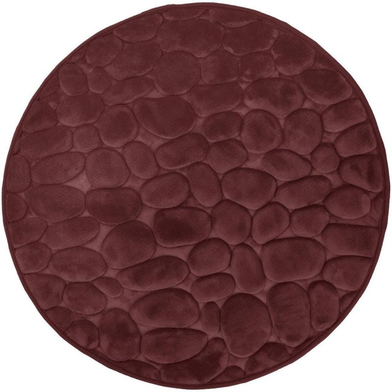 Dywanik łazienkowy Duschy Bellarina okrągły antypoślizgowy kasztanowy 60 cm 1 szt.