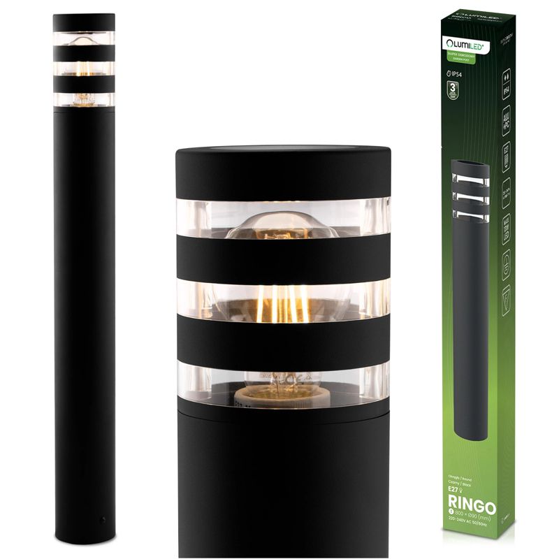 Lampa Ogrodowa Lumiled Słupek Zewnętrzny Stojący E27 LED 80cm 1 szt.