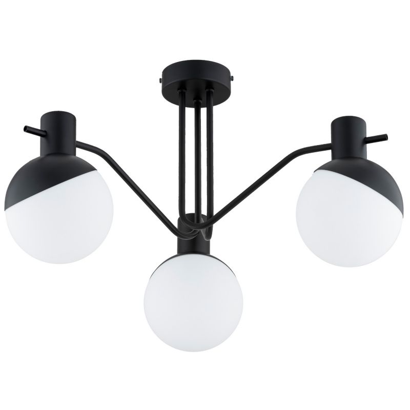 Lampa sufitowa Alfa ENIGMA czarno-biała 3xE14x10W wym:34x58x58cm IP20 -1 szt.