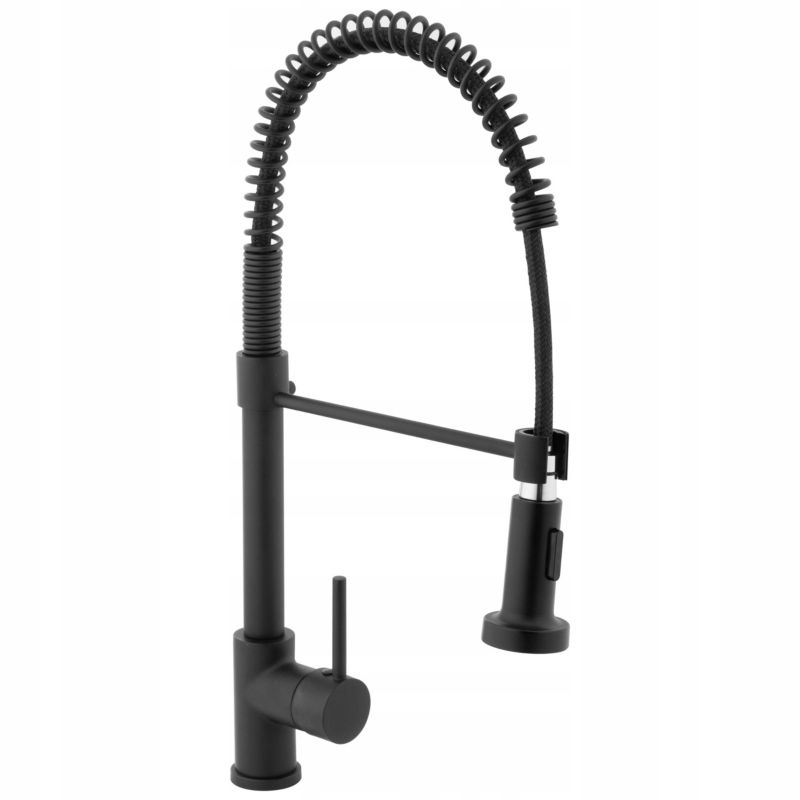 Bateria kuchenna DERAL - YOKA HOME elastyczna wylewka czarna 1 szt.