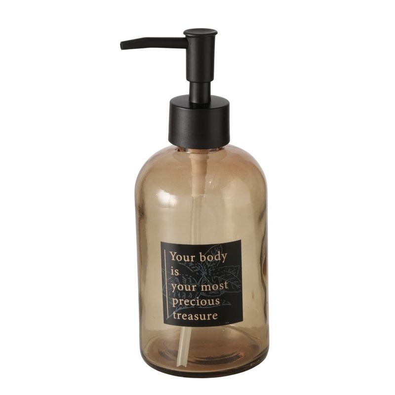 Dozownik do mydła BOLTZE brązowy szklany 420 ml 1 szt.