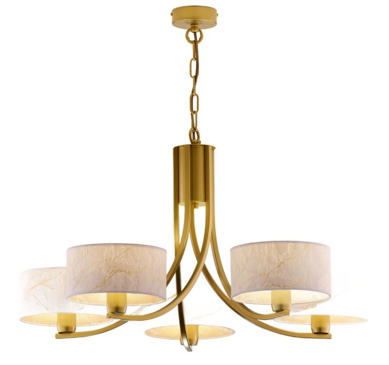 Lampa sufitowa Jupiter ARTHUR złota 5xE27x40W IP20 - 1 szt