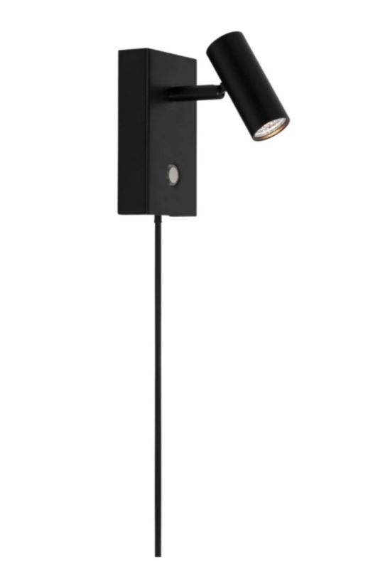 Kinkiet LED Nordlux Omari czarny 3,2W IP20 ściemnialny Moodmaker 1 szt.