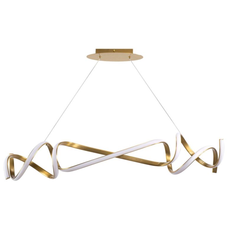 Lampa Wisząca Toolight App1777-Cp Złoty, Złoty Szczotkowany