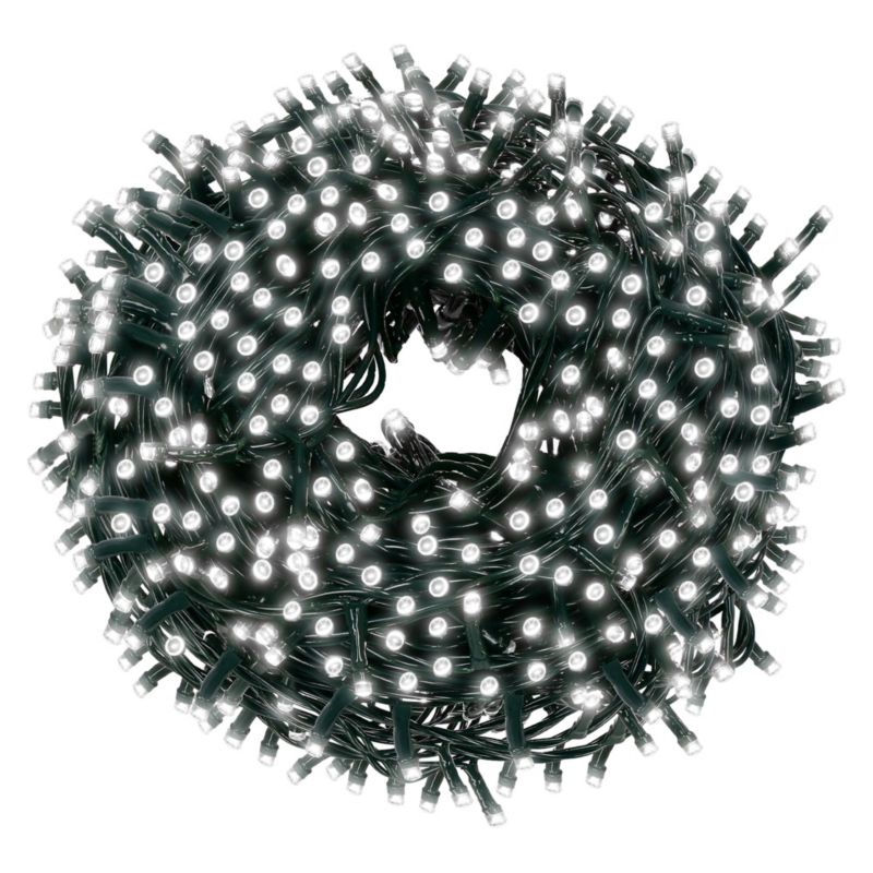 Lampki choinkowe Springos 500 led biały zimny 41,5m oświetlenie świąteczne IP44 1 szt.