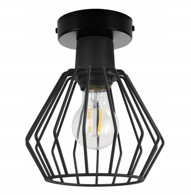 Lampa sufitowa wisząca Light Home LH Nuvola 1x E27 60W czarny 1szt.