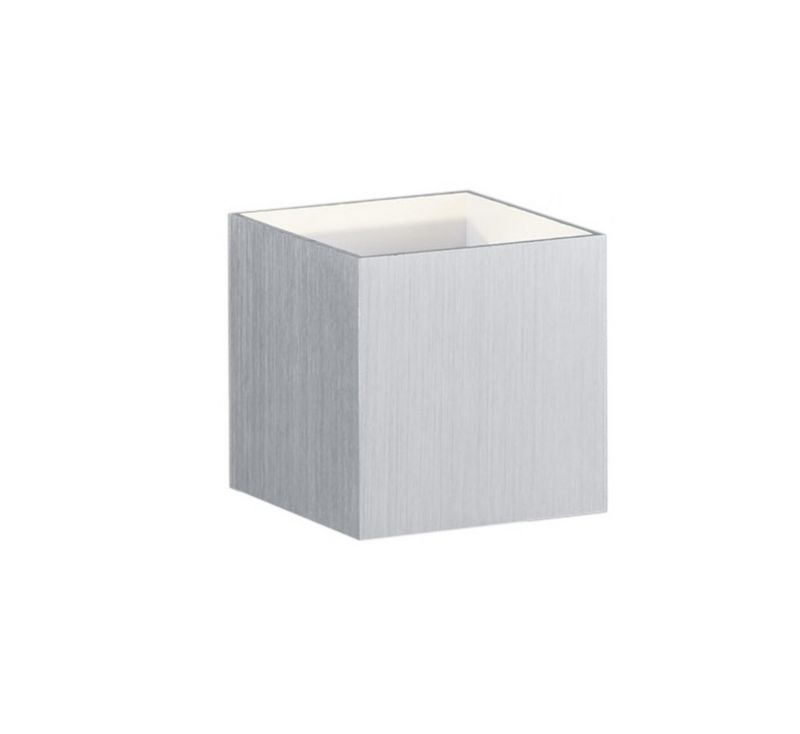 Kinkiet ścienny Trio Louis srebrny LED 4.3W 3000K 430lm IP20 wym: 10 x 10 x 10 cm - 1 szt.