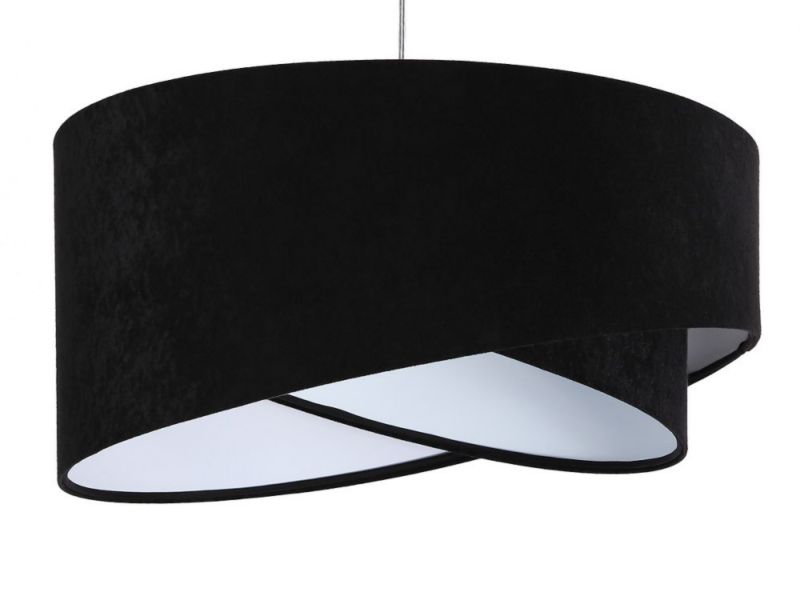 Lampa Bps Koncept wisząca GEMSTONE czarna/biała 1 szt