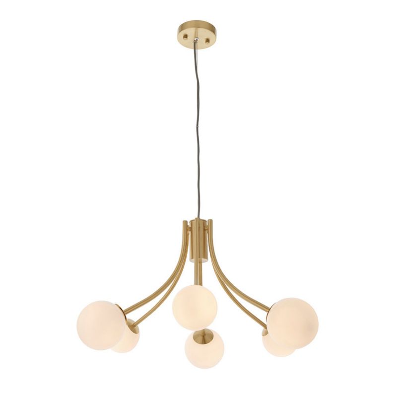 Lampa wisząca Endon BLOOM złota 6xG9x15W IP20 wym:180x68x68cm - 1 szt.