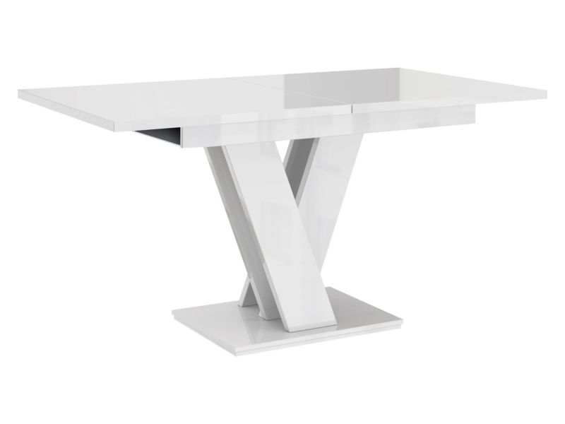Stół rozkładany MIRJAN 24 Masiv biały połysk 1 szt.