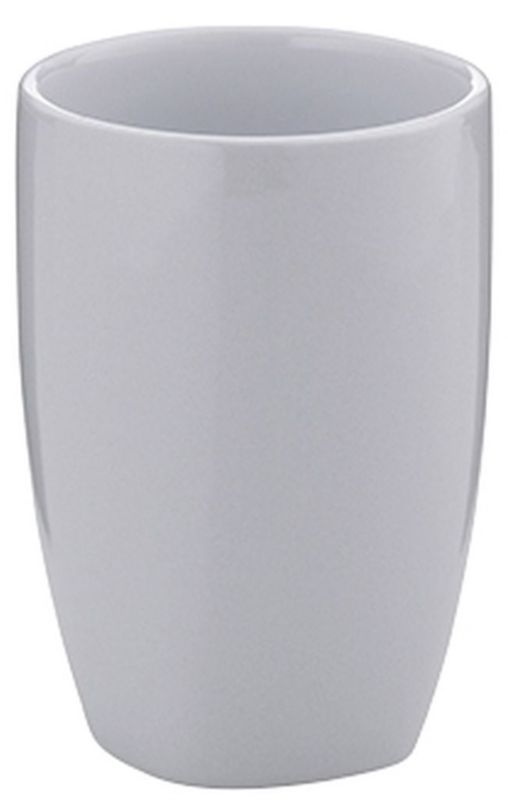 Kubek na szczoteczki Kela Landora szary ceramiczny 10,5 x 7,5 cm 1 szt.