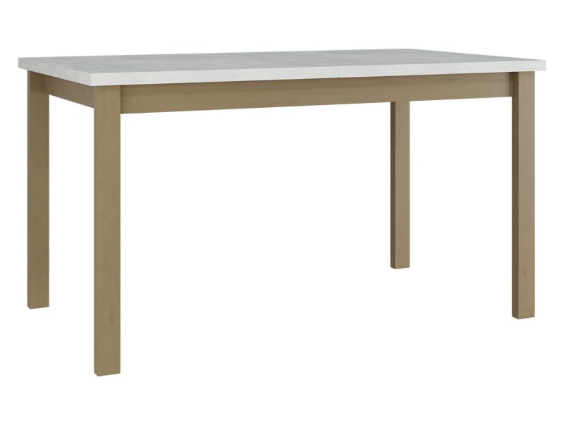 Stół rozkładany MIRJAN 24 Alba II 80x140/180 biały + sonoma 1 szt.