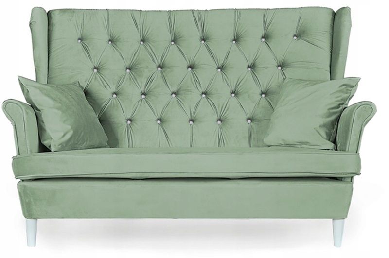 Sofa kanapa uszak do salonu nierozkładana Family Meble Gaja miętowy 1szt