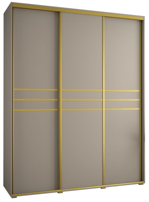 Szafa przesuwna Abiks 45 wysoka Dakota 10 190 kaszmir+kaszmir+złot 1 szt