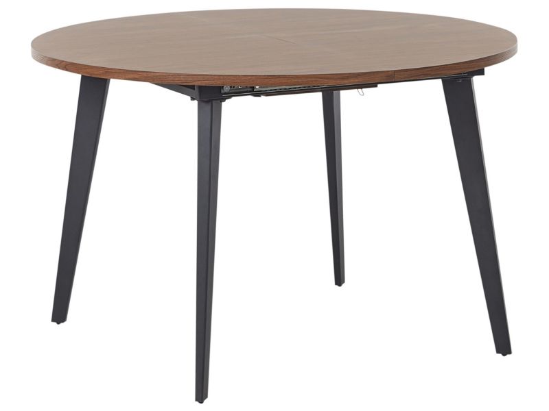 Stół do jadalni rozkładany Bovina Ciemnobrązowy 120/150 cm 120 cm Drewno 1 szt.