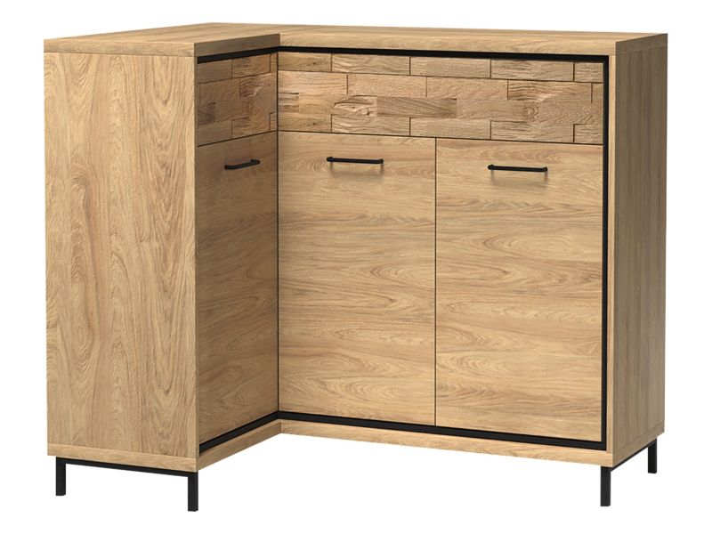 Komoda MIRJAN 24 Mediolan 15 O hikora naturalna / deska dębowa 1 szt.