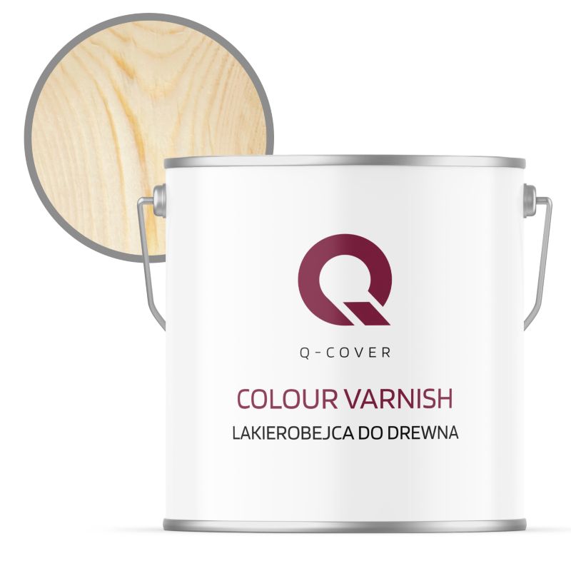 Lakierobejca do Drewna 3w1 Q-Cover Bezbarwny Półmat 5L
