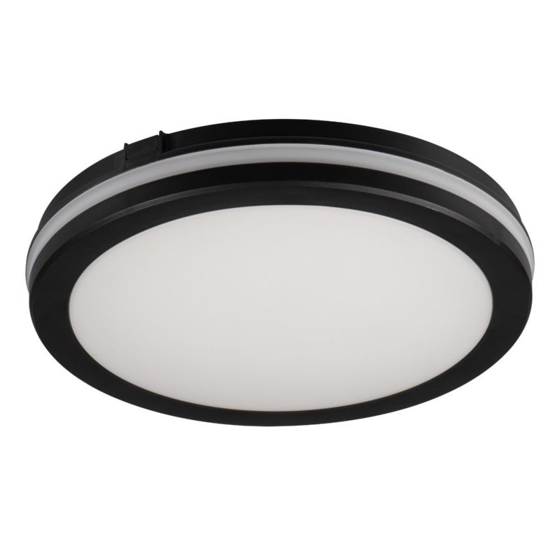 Lampa sufitowa zewnętrzna Kanlux Beno Eco czarna LED 30W 3000K-6500K 2400lm IP65 wym: 5,5 x 30 x 30 cm - 1 szt.