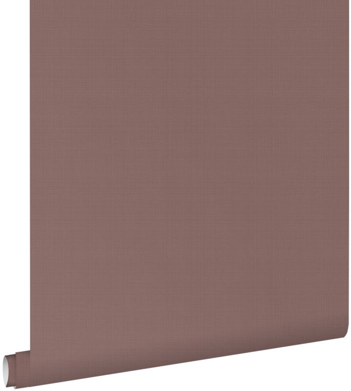 Tapeta ESTAhome lniana tekstura fioletowego mauve 53 cm x 10.05 m - 1 rol.