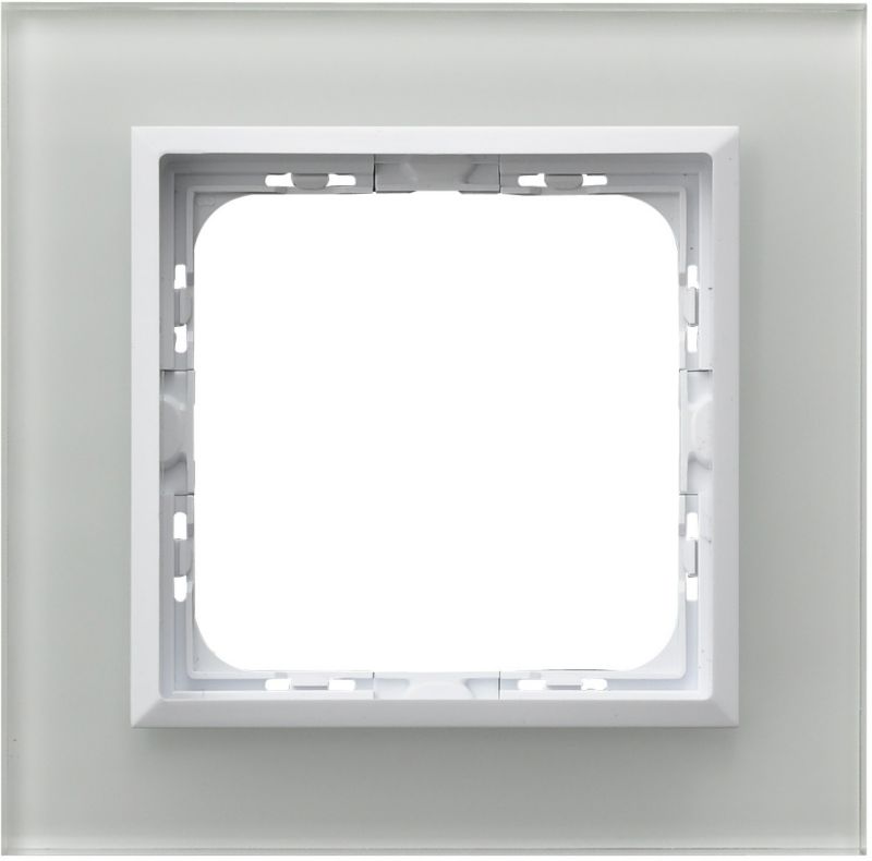 Ramka pojedyncza Ospel As szkło białe