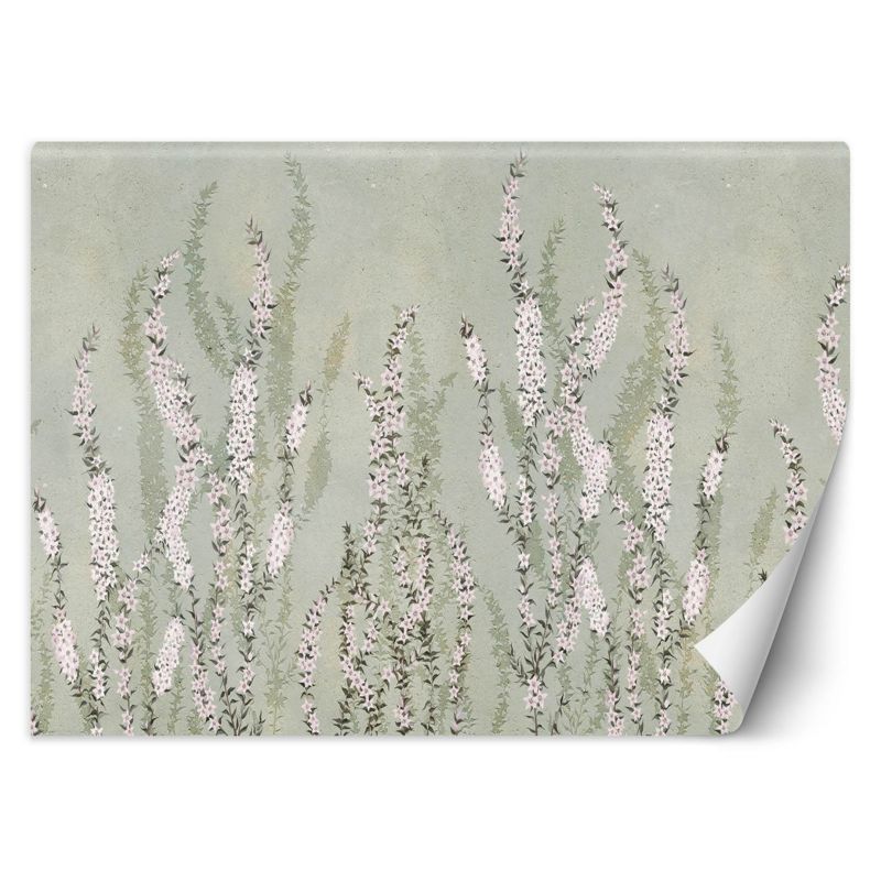 Fototapeta Feeby kwiaty na tle ściany boho 350x245 1 szt