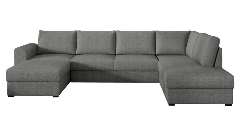 Narożnik z funkcją spania MIRJAN 24 Wilma prawy szary melanż 1 szt.