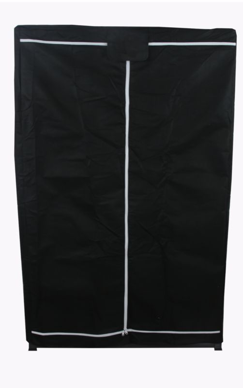 Pokrowiec ochronny na regał MODO24 213X180X50 cm futerał na stojak czarny 1 szt.