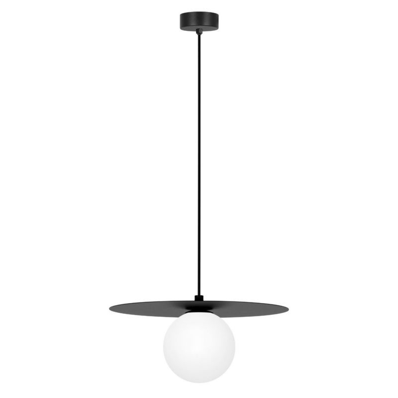 Lampa wisząca Kaja Robin czarno-biała wym: 95 x 25 x 25 cm 1xG9 x 10W 1 szt.