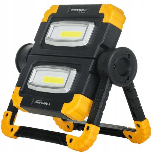 Naświetlacz LED Germina 20W 1200 lm akumulatorowa 5000mAh +powerbank 1szt.