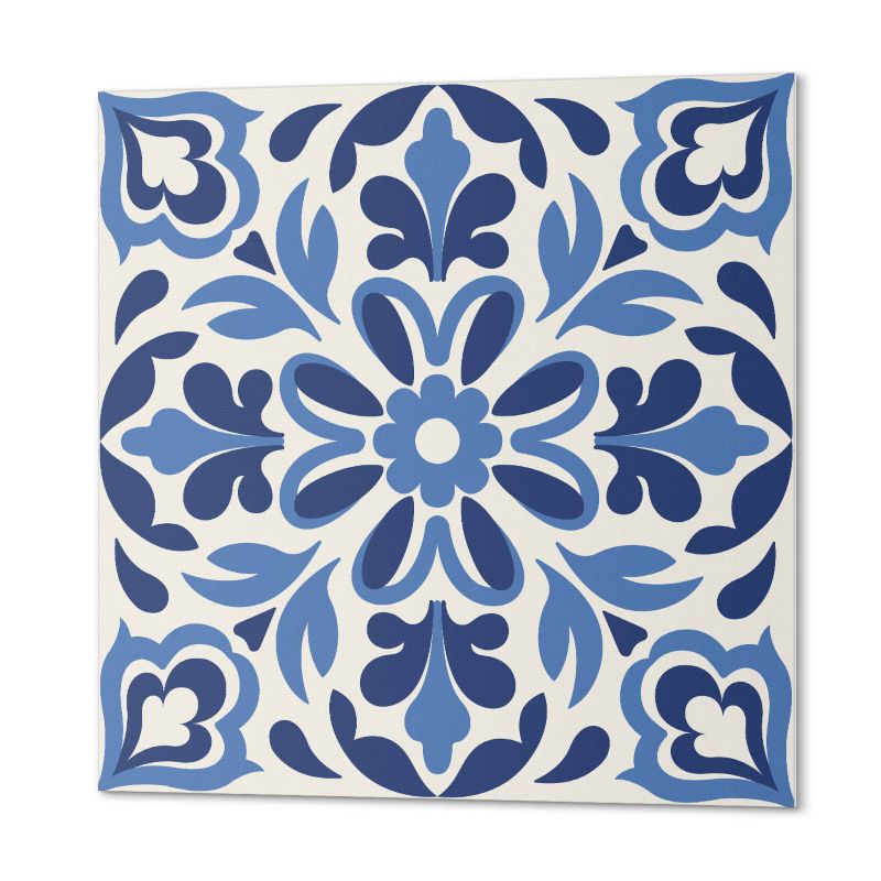 Komplet Kafelków PCV ArtPrintCave 30x30 cm Kwiatowy wzór dekoracyjny 9 szt.