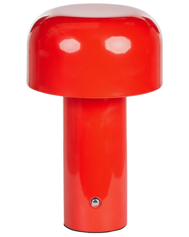Bezprzewodowa lampa stołowa Besos LED Metal Czerwony 1 szt.