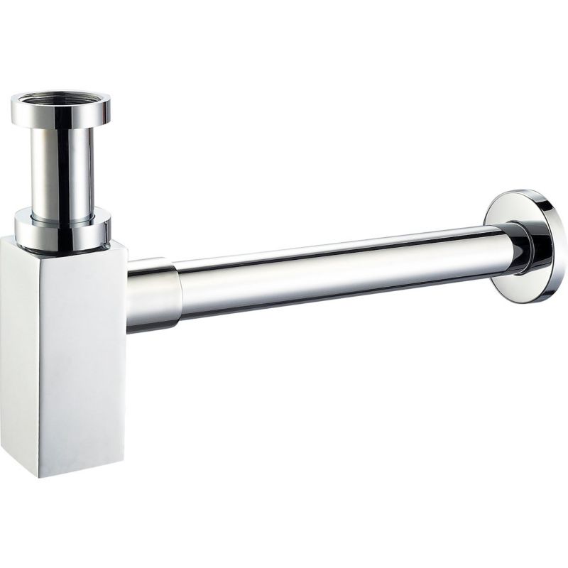 Syfon Umywalkowy Oltens Hervik (S) Chromowany Mosiężny Kwadratowy 1 szt.