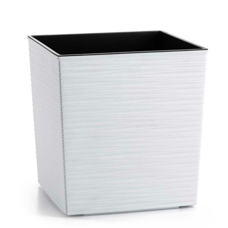 Donica Avalon HowHomely Tworzywo Białe 25x26 cm 1 szt.