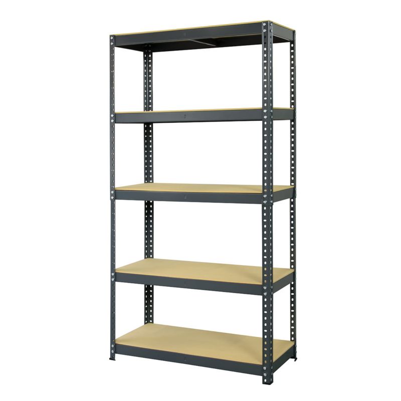 Regał metalowy skręcany STABIL Metalkas 180x90x40 200kg grafit HDF 1 szt.