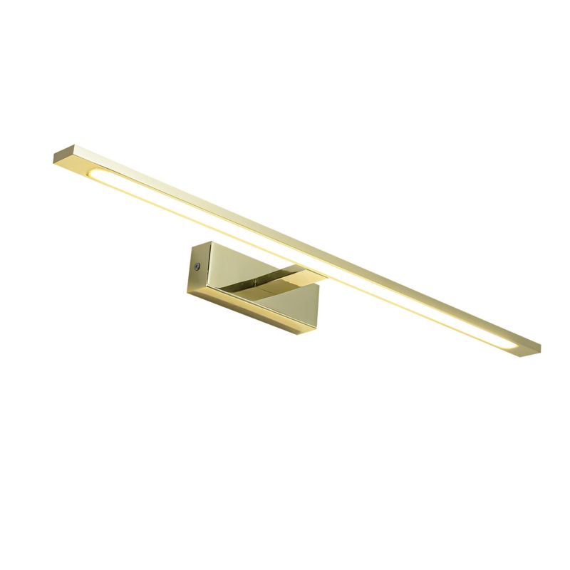 Kinkiet ścienny Light Prestige Isla złoty LED 20W 4000K 1400lm IP44 wym: 5 x 62 x 14 cm - 1 szt.