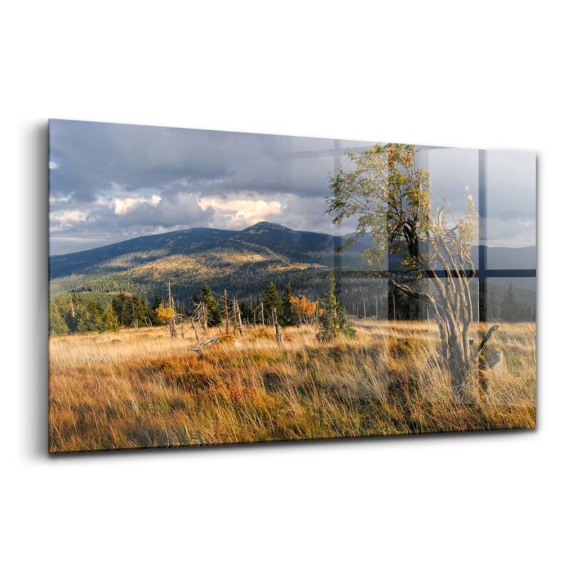 Szklany Obraz Ścienny Wallfluent 100x50 cm Karkonosze jesienią 1 szt.