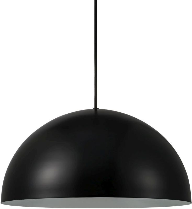 Lampa wisząca Nordlux Ellen E27 czarna metal, 40W, ściemnialna, 1 szt.