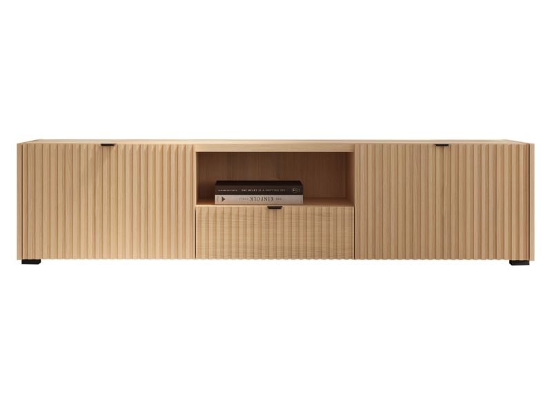 Szafka RTV MIRJAN 24 Cyliza dąb vicenza bielona 1 szt.