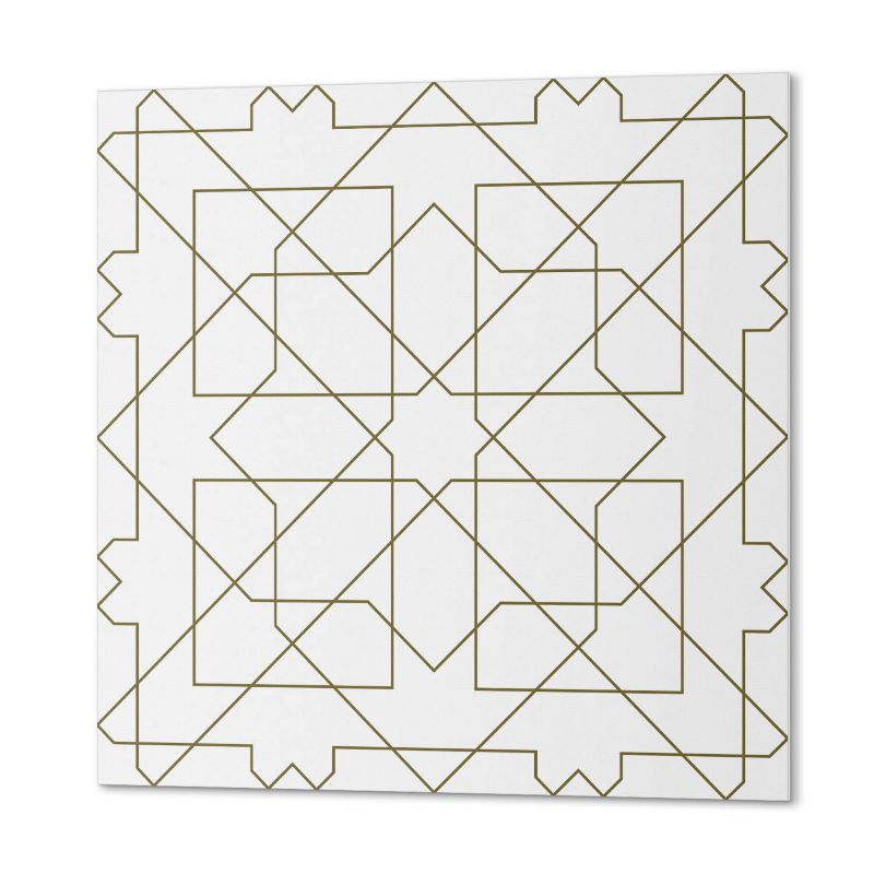 Komplet Kafelków PCV ArtPrintCave 20x20 cm Geometryczny wzór linii 20 szt.