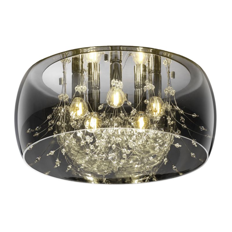 Lampa sufitowa wisząca Trio Crystel 1700 przezroczysto-chromowana nowoczesna 5xE14 x 1 szt.