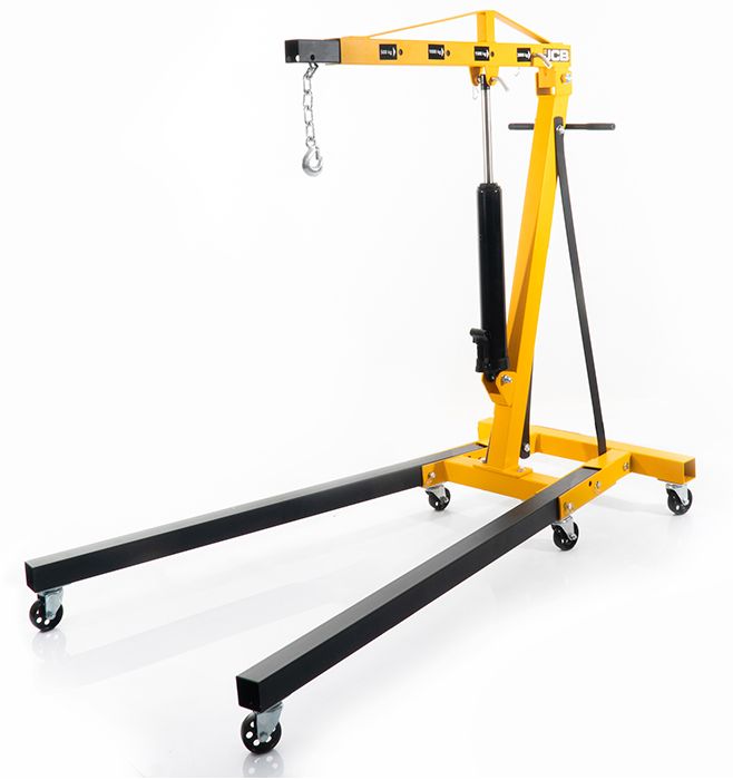 Żuraw warsztatowy hydrauliczny JCB dźwig 2T składany, 1szt.