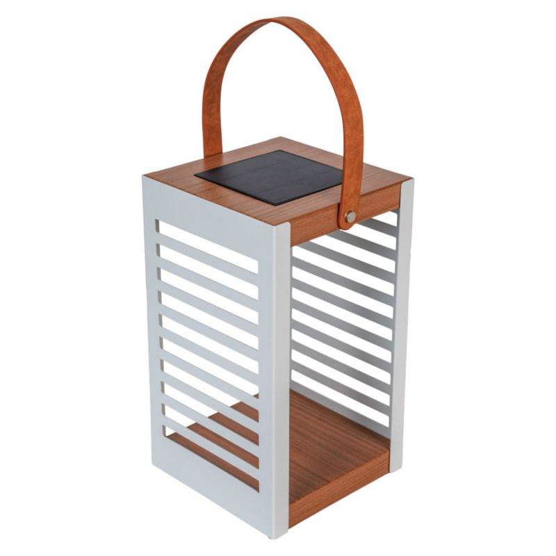 Lampa solarna Mirpol ogrodowa, Scandi glow brązowa 1 szt.