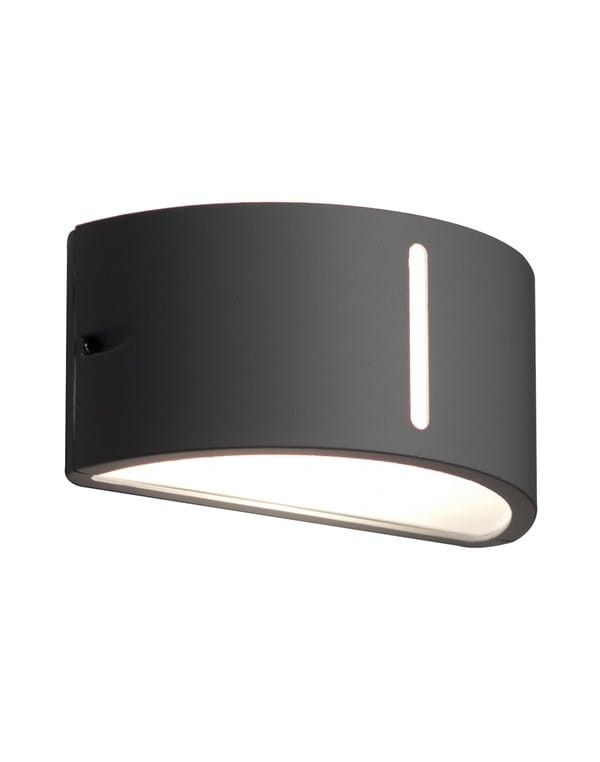 Kinkiet ścienny zewnętrzny Lutec Bonn antracytowo-biały 1 x E27 x 60W IP54 wym: 12 x 13,5 x 24,9 cm - 1 szt.