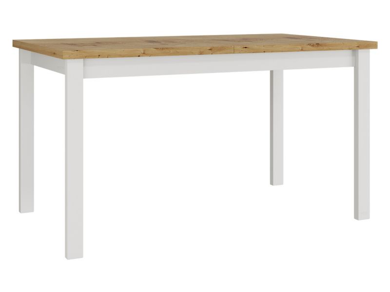 Stół rozkładany MIRJAN 24 Alba II 80x140/180 dąb artisan + biały 1 szt.